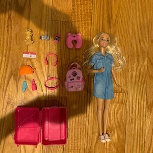 barbie travel set